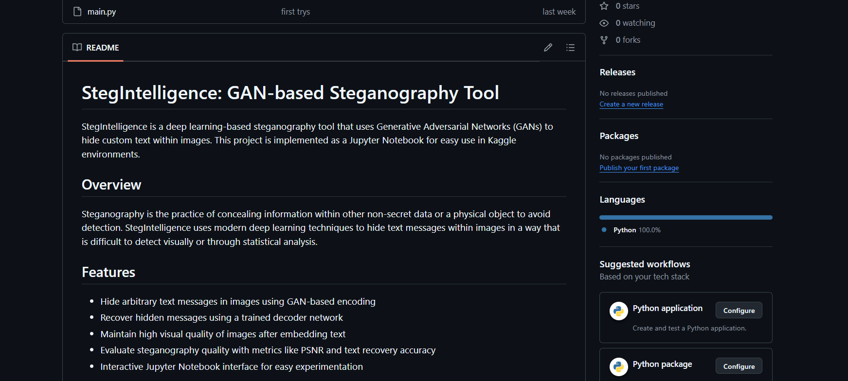 StegIntelligence preview